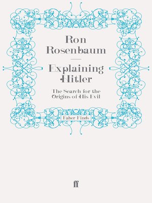 cover image of Explaining Hitler